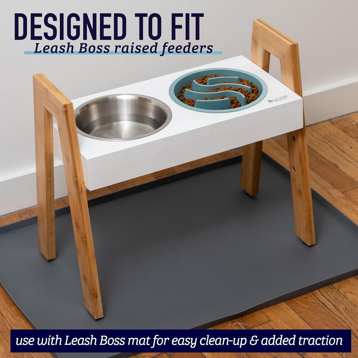 Puzzle Slow Feeder Dog Bowl, 2-Cup Maze, 7.5-8 Inch Opening for Large, Medium & Small Breeds - Puppy Feeder