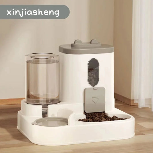 Pet Feeding and Drinking Integrated Automatic Water Feeder Automatic Feeder Cat Water Food Pet Bowl Automatic Food
