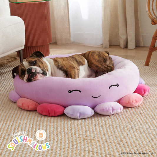 24-Inch Octopus Pet Bed - Medium Ultrasoft Official  Plush Pet Bed
